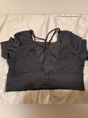 Halara Black Strappy Women's Top